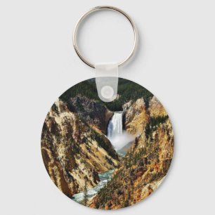 Porte-clés Canyon grand du parc de Yellowstone regardant