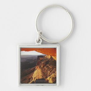 Porte-clés Canyon renversé et rocheux de roche orange