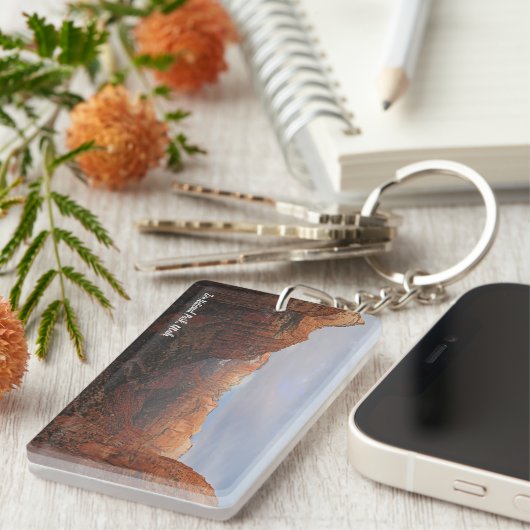 Porte-clés Canyon surplombe le Parc national de Sion, Utah (Devant droit)