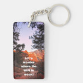 Porte-clés Canyon Trail Zion National Park, Utah Key Ring (Dos)