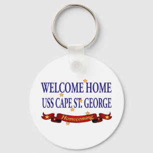Porte-clés Cap à la maison bienvenu St George d'USS