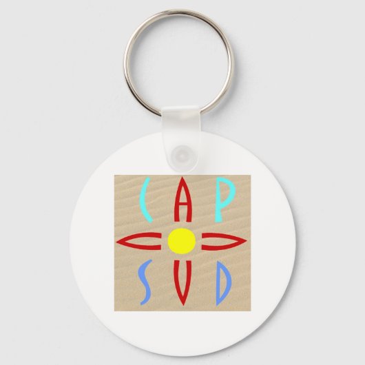 Porte-clés Cap au Sud (Recto)