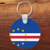 Porte-clés Cap-Vert Drapeau CV (Recto)