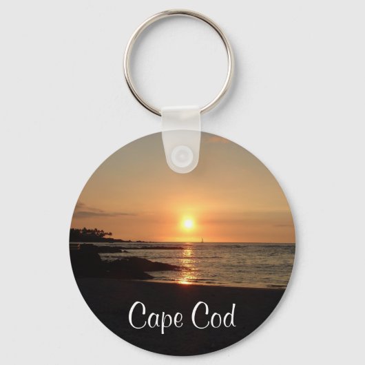 Porte-clés Cape Cod Sunset Keychain (Recto)