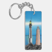 Porte-clés Cape Henry Lighthouse Virginia Chesapeake Bay (Devant gauche)