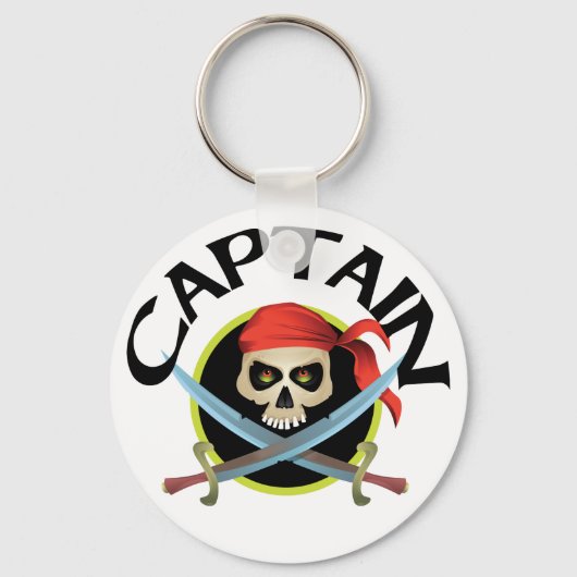 Porte-clés Capitaine 3D (Recto)