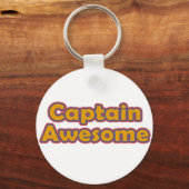 Porte-clés Capitaine Awesome (Recto)