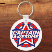 Porte-clés Capitaine Awesome (Recto)