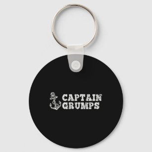 Porte-clés Capitaine Grumps Voilier Bateau Vintage Ancre de b