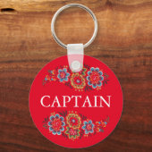Porte-clés Capitaine Narrowboat (Recto)