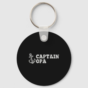 Porte-clés Capitaine Opa Voile Bateau Vintage Bateau Ancre Fu
