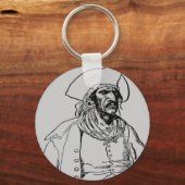 Porte-clés Capitaine pirate (Recto)
