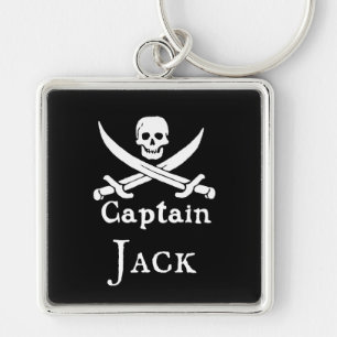 Porte-clés Capitaine pirate personnalisée