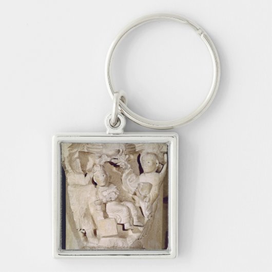 Porte-clés Capital un soulagement dépeignant (Devant)