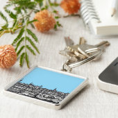 Porte-clés Capitale médiévale de Prague République tchèque (Côté)