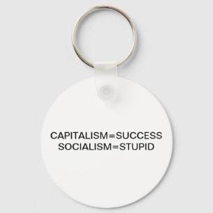 PORTE-CLÉS CAPITALISM=SUCCESS SOCIALISM=STUPID