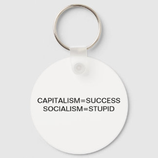 PORTE-CLÉS CAPITALISME=SOCIALISME DE RÉUSSITE=STUPIDE