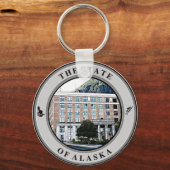 Porte-clés Capitole de l'État de l'Alaska (Recto)
