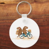 Porte-clés Capivaras na bicicleta- BUXUDOS (Recto)