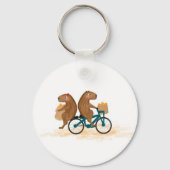 Porte-clés Capivaras na bicicleta- BUXUDOS (Verso)