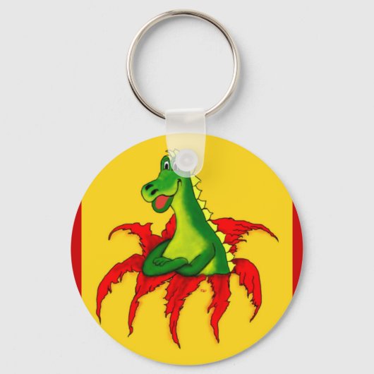 Porte-clés Capo, le petit dragon (Recto)