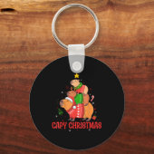 Porte-clés Cappy Holidays Capybara Christmas Cute Capy Xmas T (Recto)