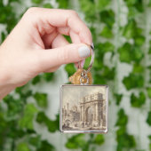 Porte-clés Caprice avec un arc de triomphe romain (main)