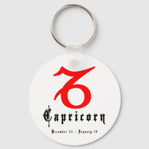 Porte-clés Capricorn, 22 décembre - 19 janvier