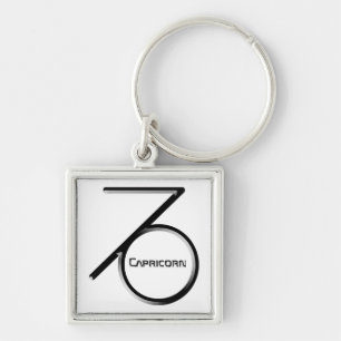 Porte-clés CAPRICORN, Conception abstraite du signe zodiaque,