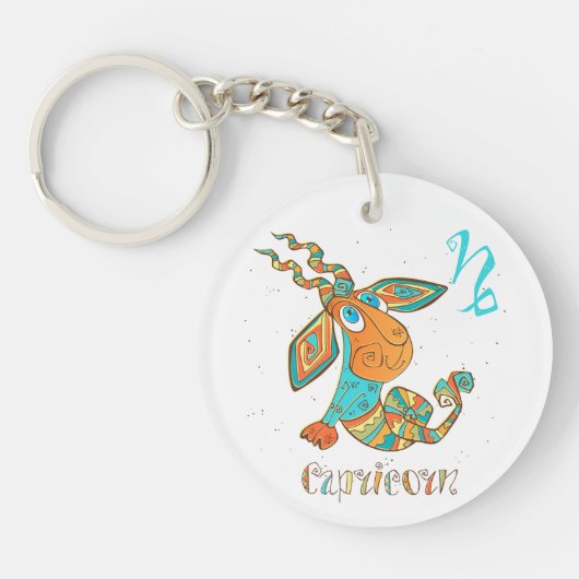 Porte-clés Capricorne du cancer mou (Devant)