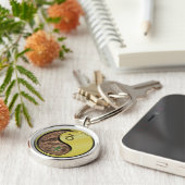 Porte-clés Capricorne et Porte - clé de chèvre métallique (Côté)