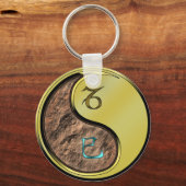 Porte-clés Capricorne et serpent métallique (Recto)