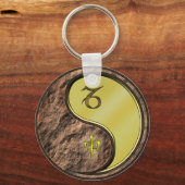 Porte-clés Capricorne et singe métallique (Verso)