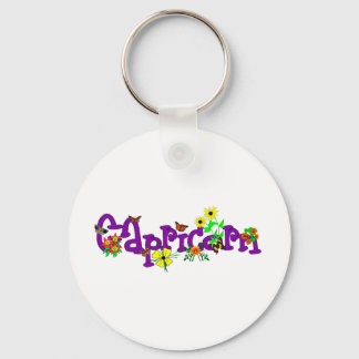 Porte-clés Capricorne Fleurs