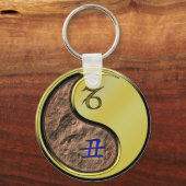 Porte-clés Capricorne & Ox métallique (Recto)