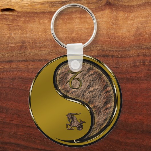 Porte-clés Capricorne sur la mer (Verso)