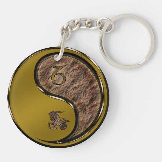 Porte-clés Capricorne sur la mer (Dos)