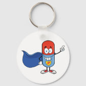 Porte-clés Capsule de pilule de dessin animé (Recto)