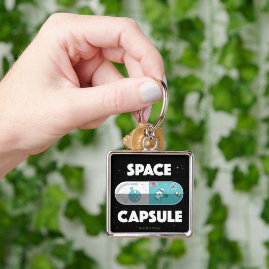 Porte-clés Capsule d'espace (main)