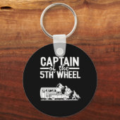 Porte-clés Captain Of The 5th Wheel Funny Camping (Recto)