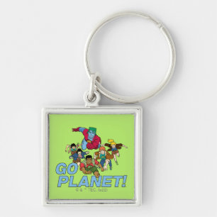 Porte-clés Captain Planet and the Planeteers - Go Planet!