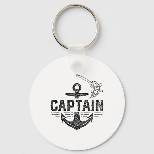 Porte-clés Captain Ship Boat Owner Skipper Lover  (Recto)