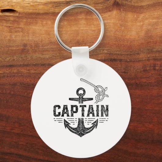 Porte-clés Captain Ship Boat Owner Skipper Lover  (Recto)