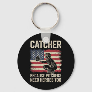 Porte-clés Capteur Parce Que Les Pitchers Ont Besoin De Héros