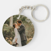 Porte-clés Captivant 1er Noël Nouveau-marié Keepsaké (Dos)