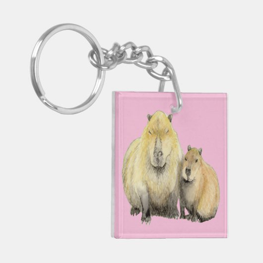 Porte-clés Capybara (Devant gauche)