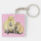 Porte-clés Capybara (Dos)