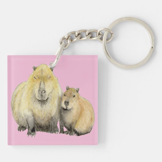 Porte-clés Capybara (Dos)