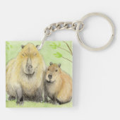 Porte-clés Capybara (Dos)