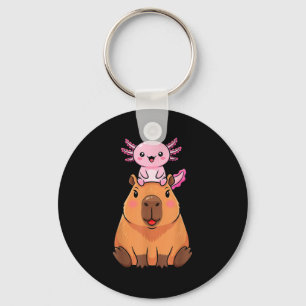 Porte-clés Capybara Axolotl Kawaii Drôle Enfants Garçons Fill